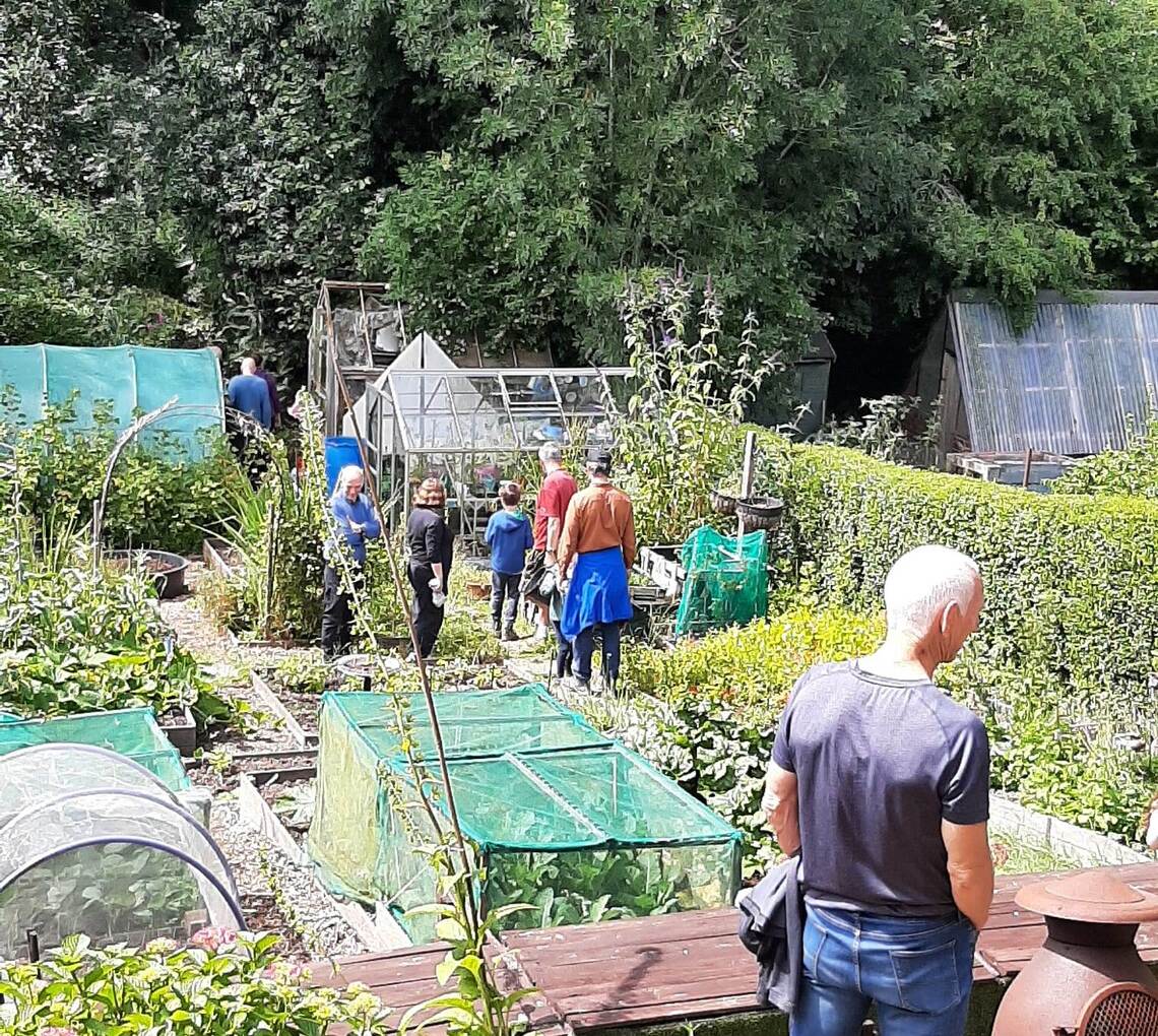 People on plots